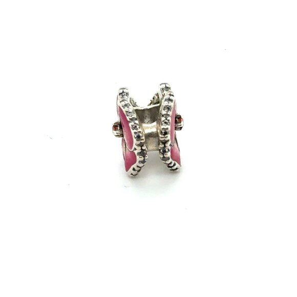 Pandora Pink Pansy Flower Charm - Picture 3 of 4